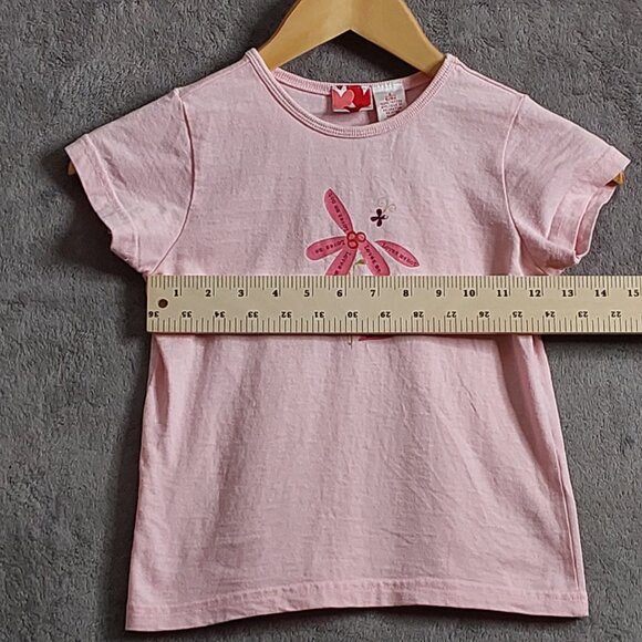 Vintage Short sleeve Pink Top Girls Size 6 /6x - Picture 2 of 6